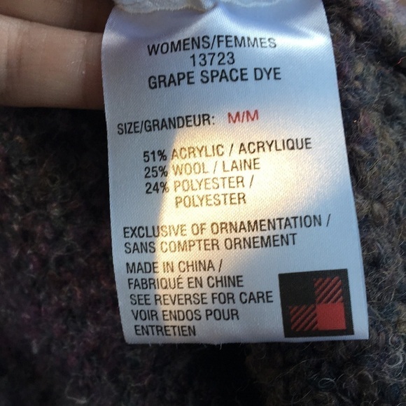 Woolrich purple gray cardigan one buckle - Picture 6 of 7